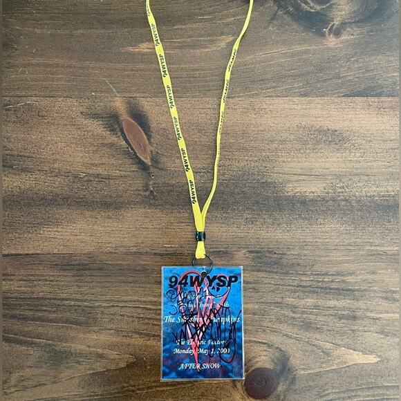 Smashing Pumpkins Autographed Back Stage Pass Electric Factory Philadelphia 2000 - Picture 3 of 9